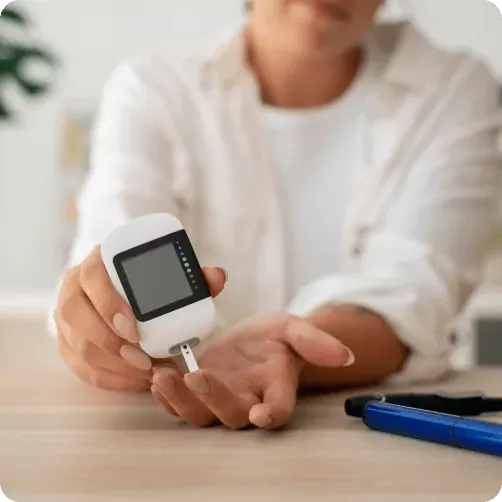 Continuous glucose monitor sensor applied to the arm